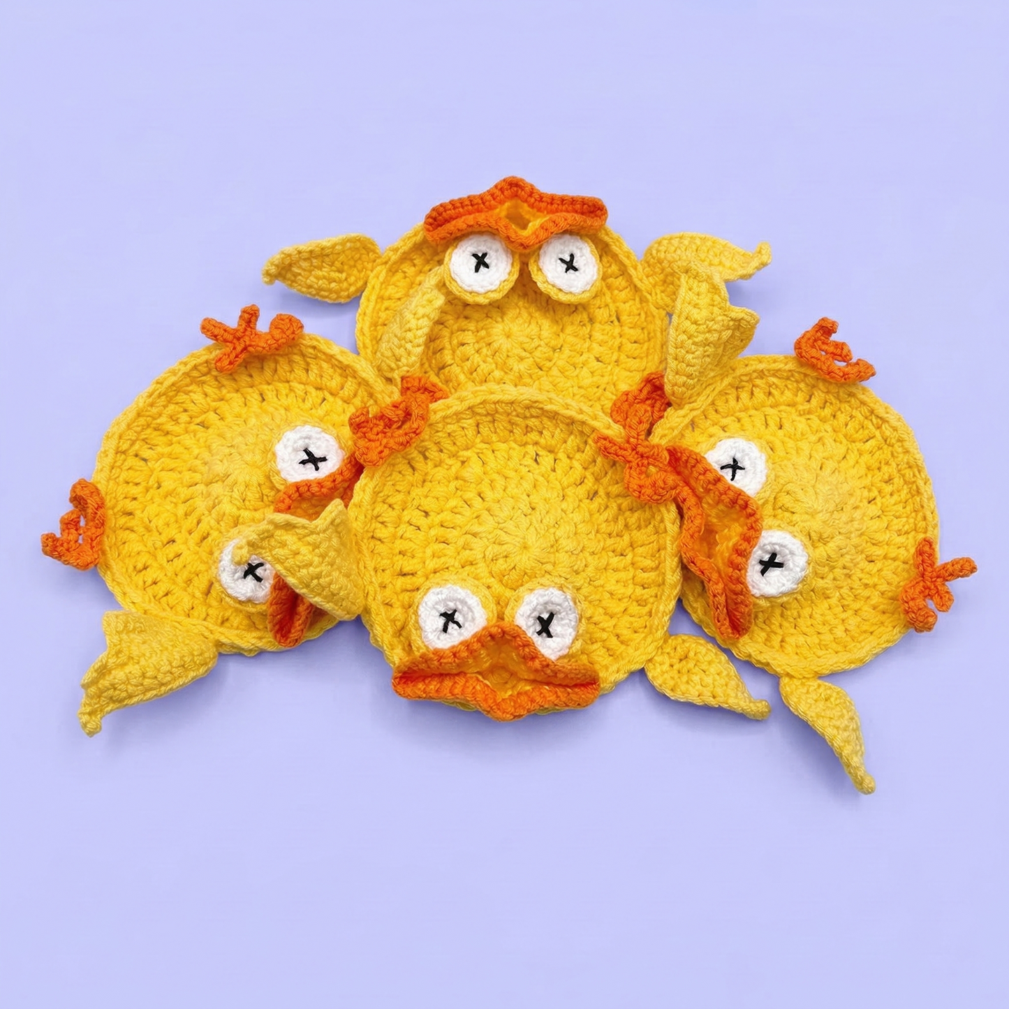 Duck Coaster Crochet Pattern