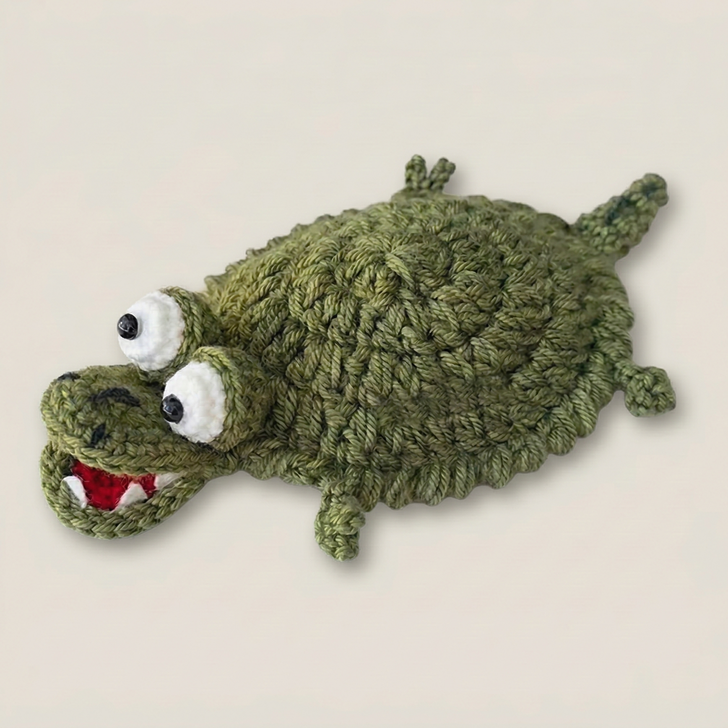 Crocodile Coaster & Pot Crochet Pattern