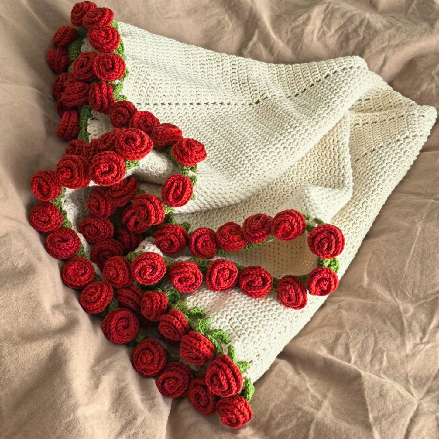 Rosie Bouquet Blanket Crochet Pattern