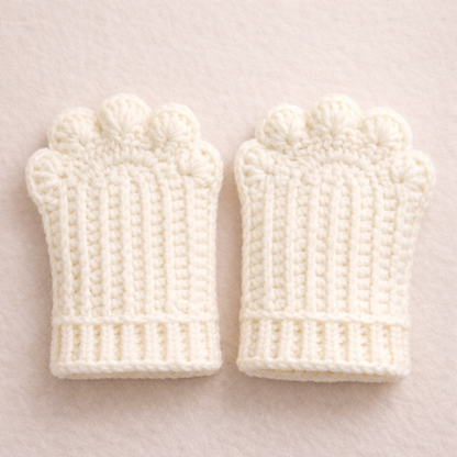 Cat Paw Fingerless Gloves Crochet Pattern