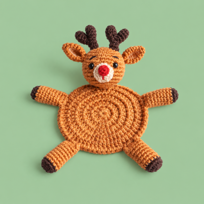 5-in-1 Christmas Coaster Crochet Pattern Bundle