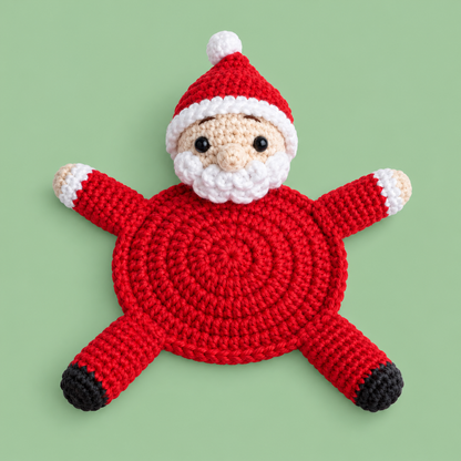 5-in-1 Christmas Coaster Crochet Pattern Bundle