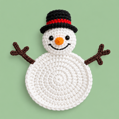 5-in-1 Christmas Coaster Crochet Pattern Bundle