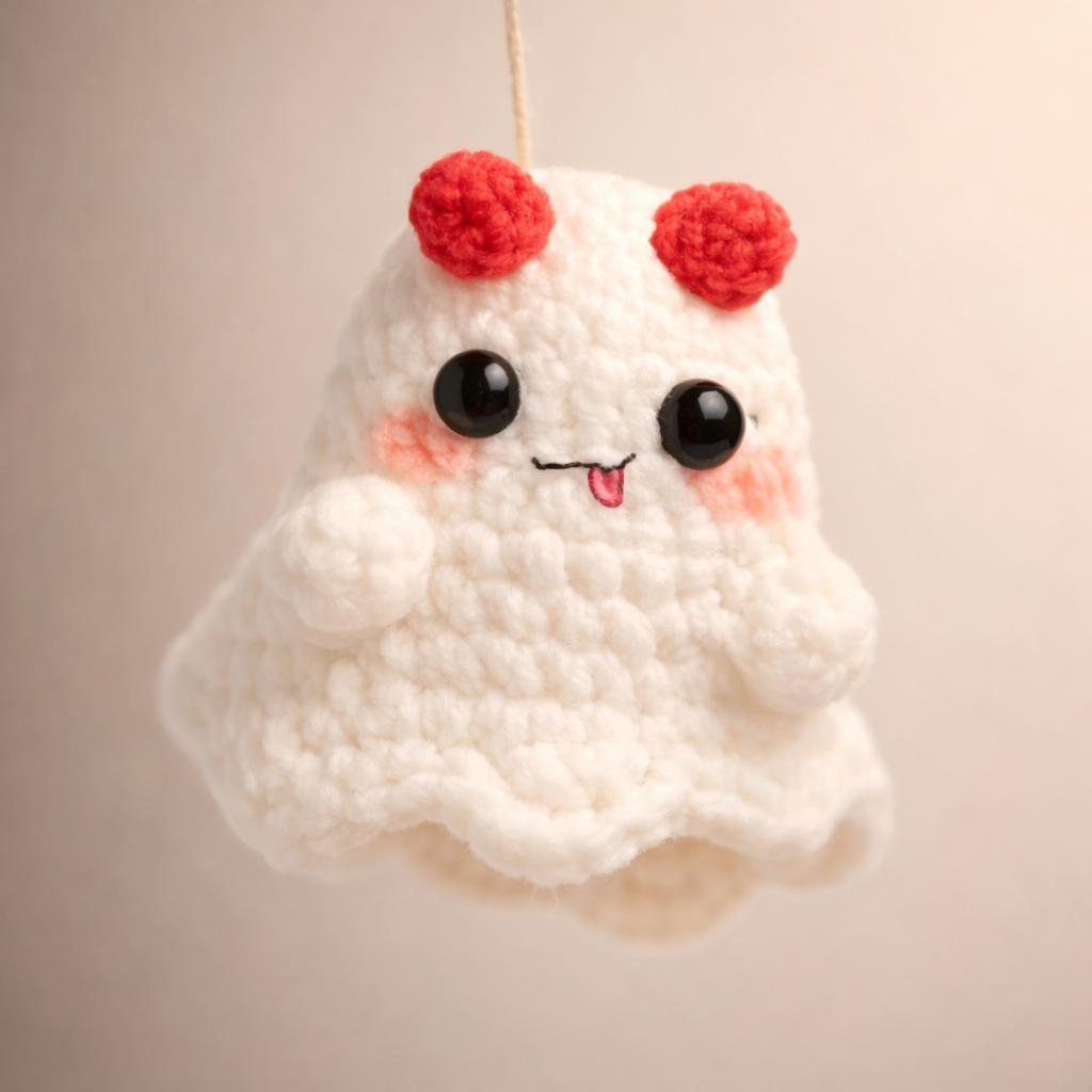 Spooky Ghost Lamp Crochet Pattern