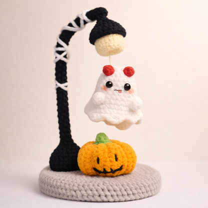 Spooky Ghost Lamp Crochet Pattern