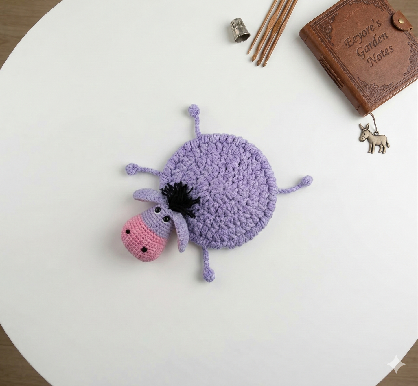 10-in-1 Farm animal Coaster Crochet Pattern Bundle