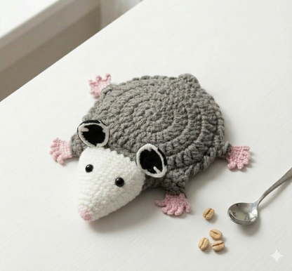 22-in-1 Wild & Funny Animal Coaster Crochet Pattern Bundle