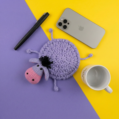22-in-1 Wild & Funny Animal Coaster Crochet Pattern Bundle