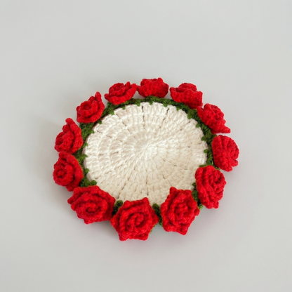 6-in-1 Flower Garden Coaster Crochet Pattern Bundle
