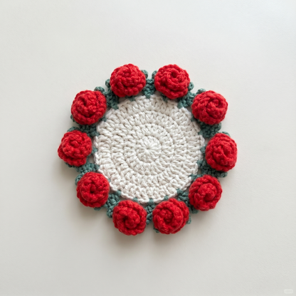 11-in-1 Bloomy Garden Coaster Crochet Pattern Bundle