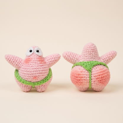 5-in-1 Funny Amigurumi Charm Crochet Pattern Bundle