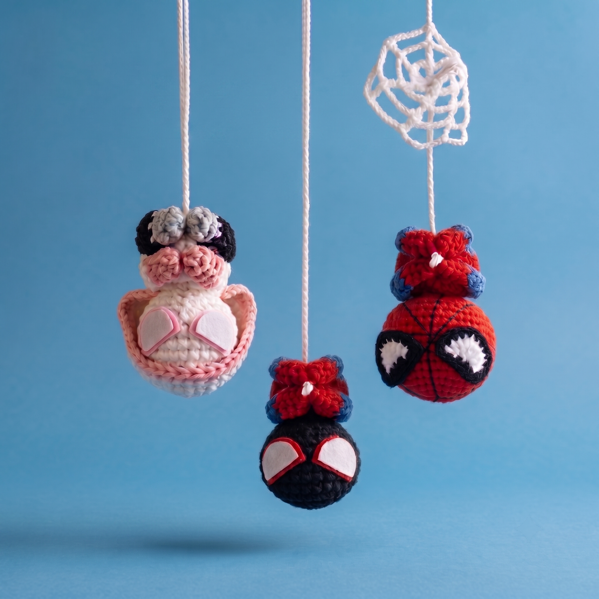 7-in-1 Funny Amigurumi Charm Crochet Pattern Bundle