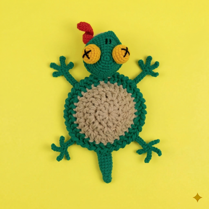 Lizard Coaster & Pot Crochet Pattern