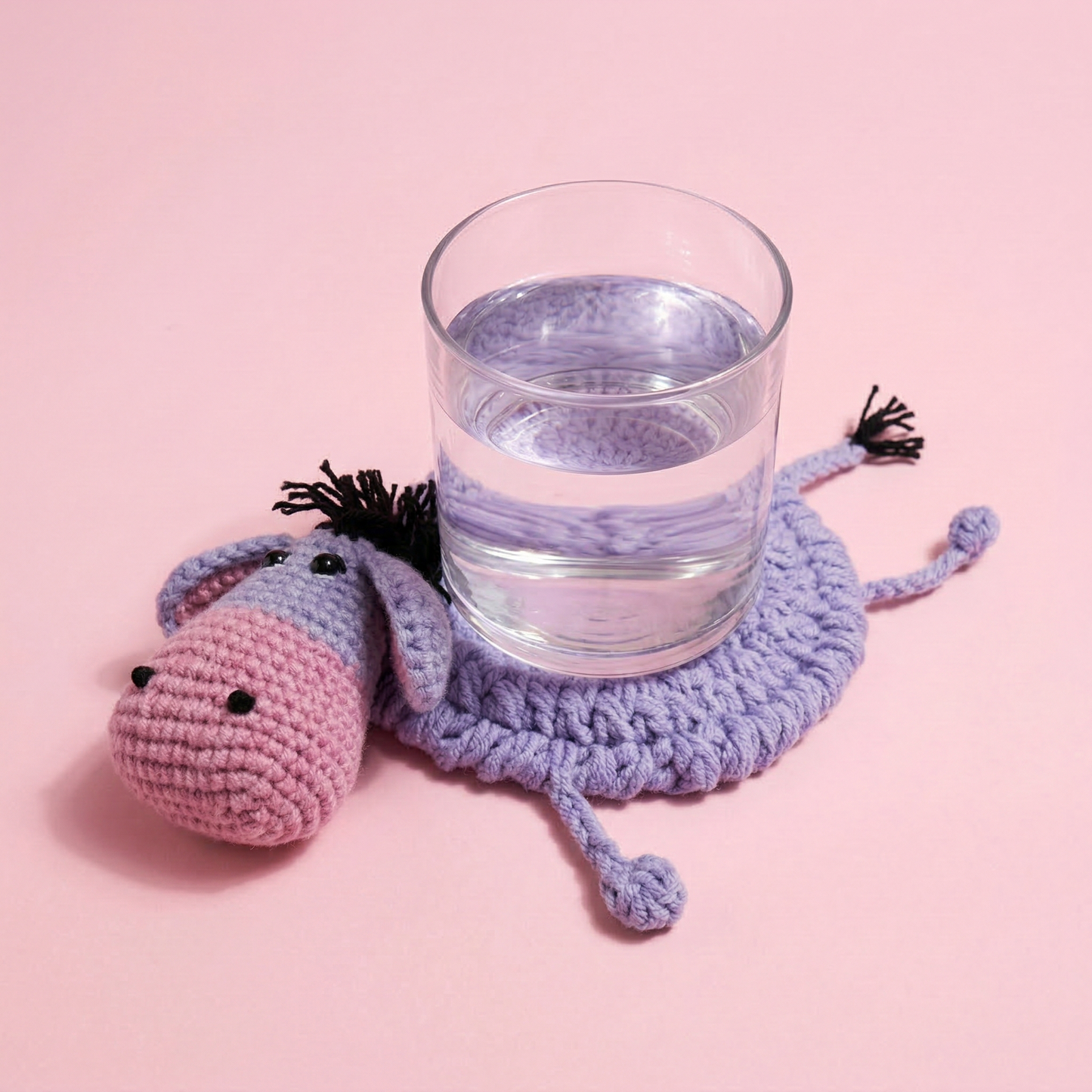 Derby Cow Coaster Crochet Pattern