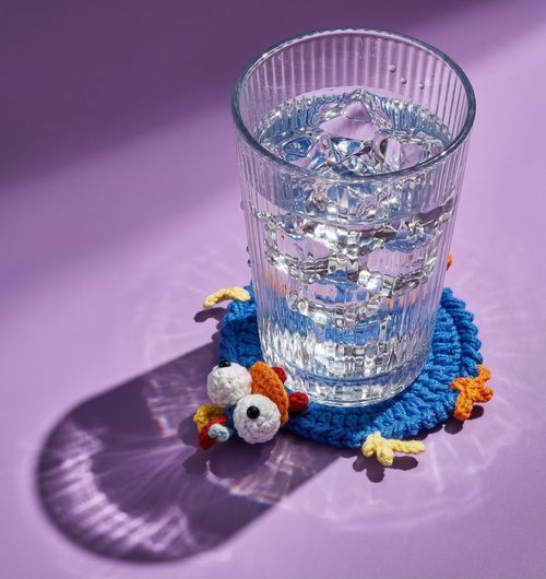 Rooster Coaster & Pot Crochet Pattern