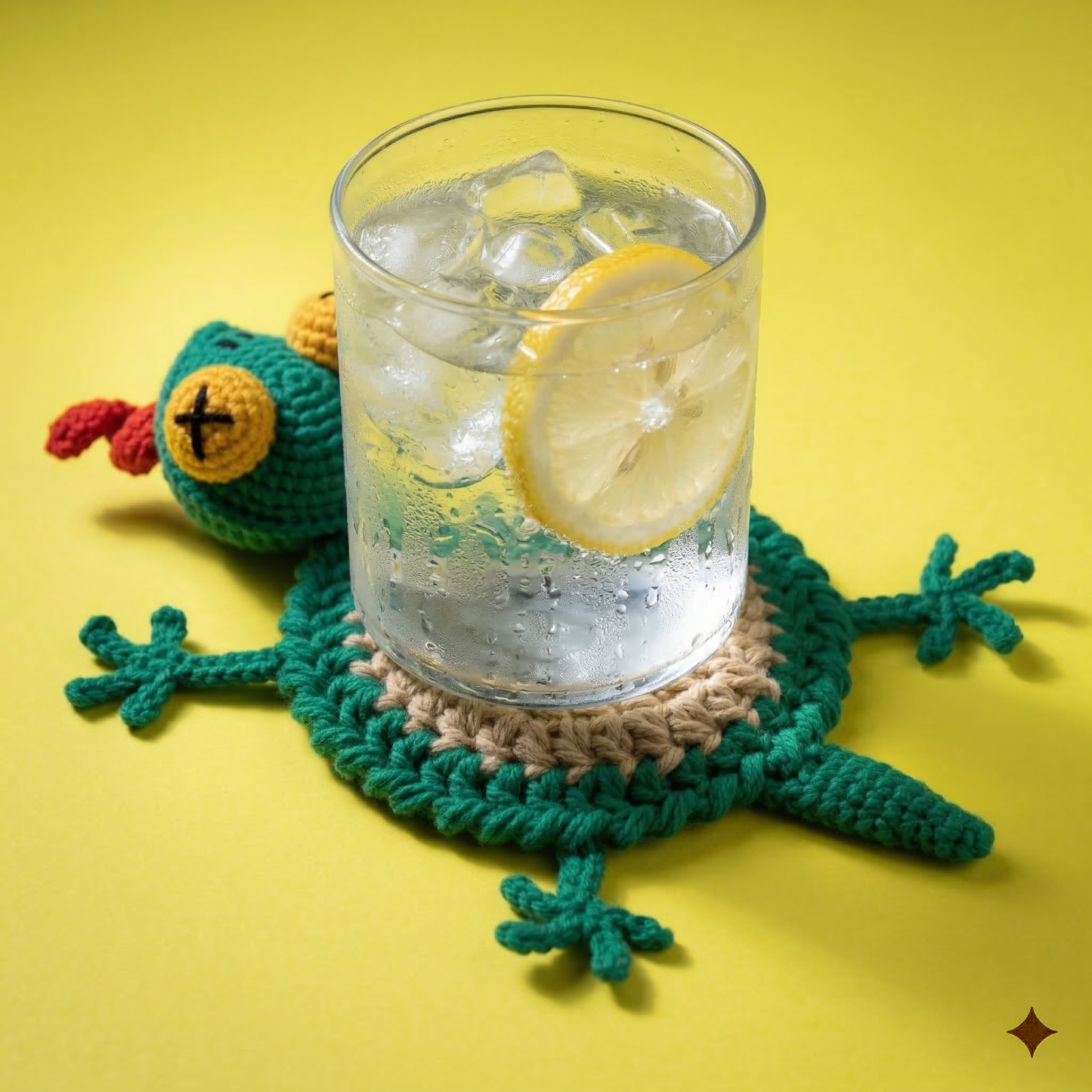 Lizard Coaster & Pot Crochet Pattern