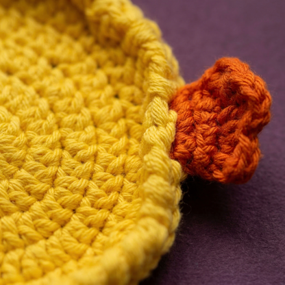 Sprout Duckie Coaster Crochet Pattern