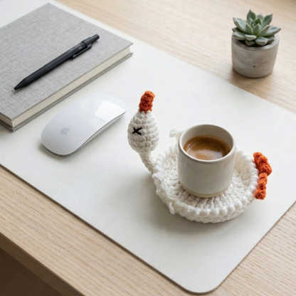 Goose Coaster Crochet Pattern
