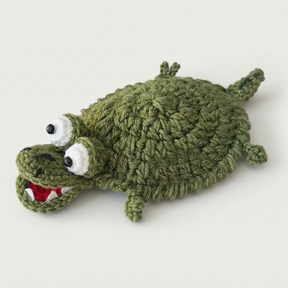 Crocodile Coaster & Pot Crochet Pattern