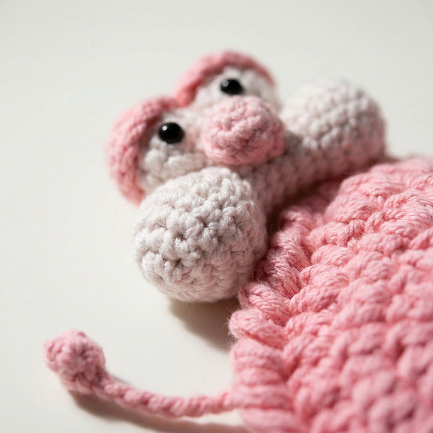 Pink Panther Coaster Crochet Pattern