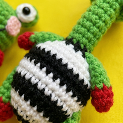 Long Neck Frog Bag Charm Crochet Pattern