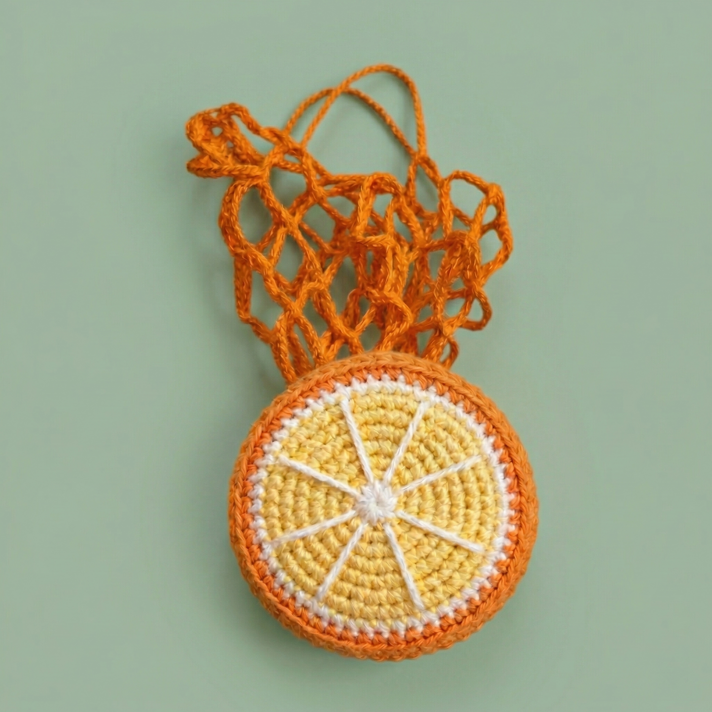 Orange 2-in-1 Charm Bottle Holder Crochet Pattern