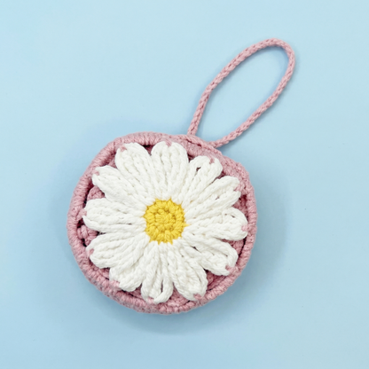 Daisy 2-in-1 Charm Bottle Holder Crochet Pattern