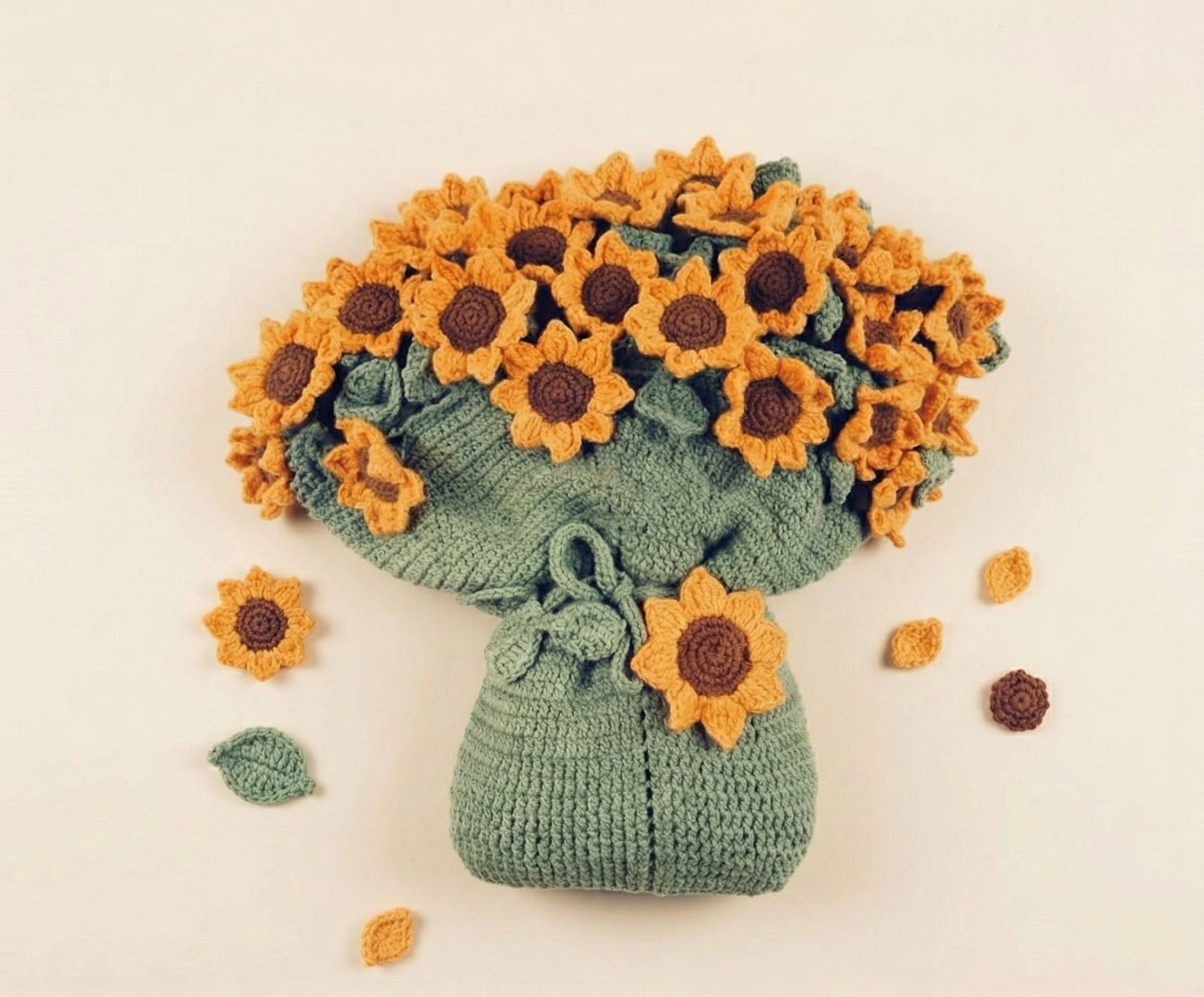 Sunflower Bouquet Blanket Crochet Pattern