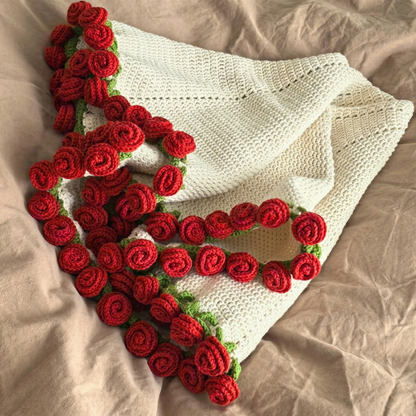 Rosie Bouquet Blanket Crochet Pattern