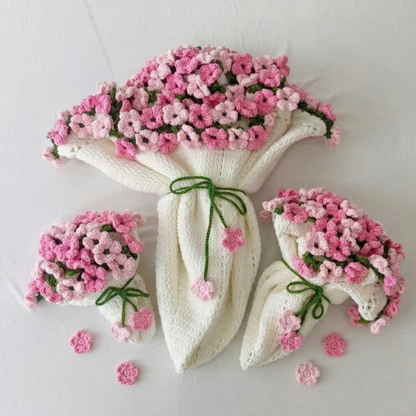 Pastel Whispers Bouquet Blanket Crochet Pattern