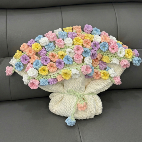 Bellflower Bouquet Blanket Crochet Pattern