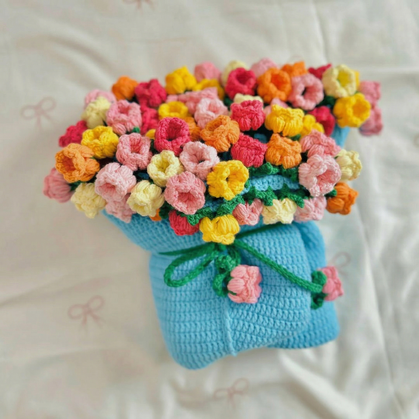 Bellflower Bouquet Blanket Crochet Pattern