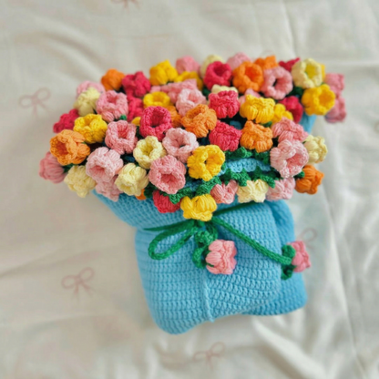 Bellflower Bouquet Blanket Crochet Pattern