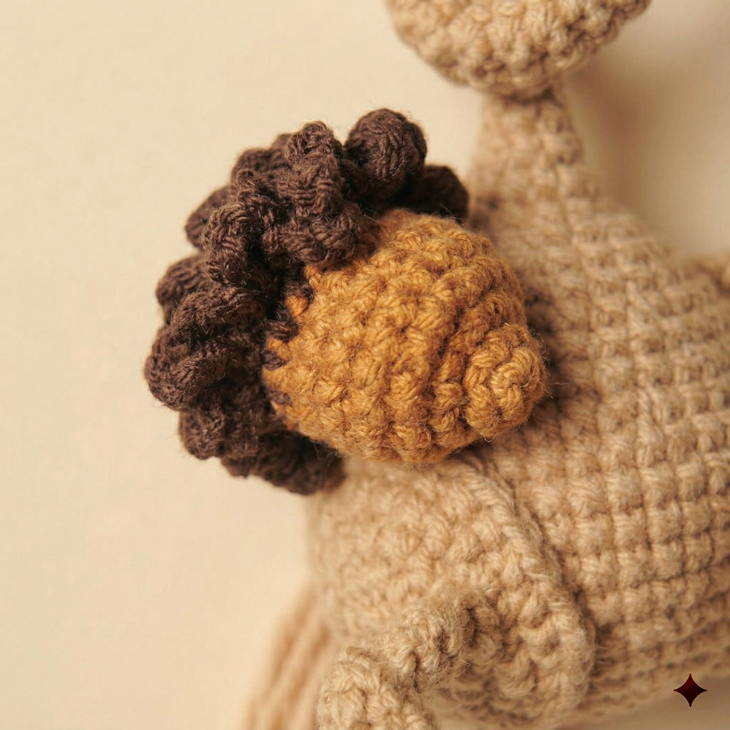 Long Neck Squirrel Bag Charm Crochet Pattern