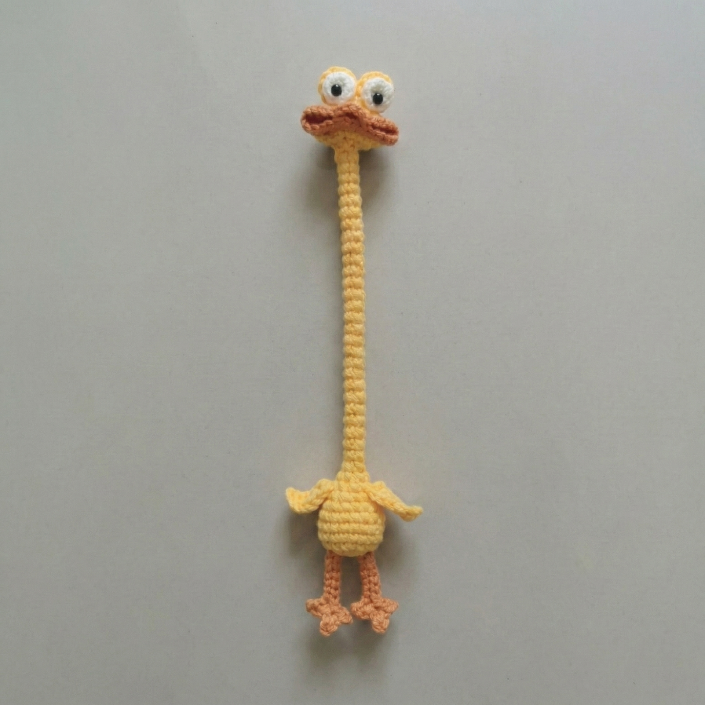 Goofy Long Neck Duck Bag Charm Crochet Pattern