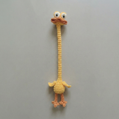Goofy Long Neck Duck Bag Charm Crochet Pattern