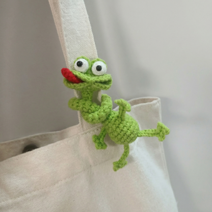 Wiggly Long Neck Froggy Bag Charm Crochet Pattern