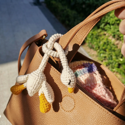 Long Neck Goose Bag Charm Crochet Pattern