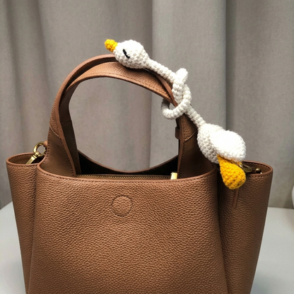 Long Neck Goose Bag Charm Crochet Pattern