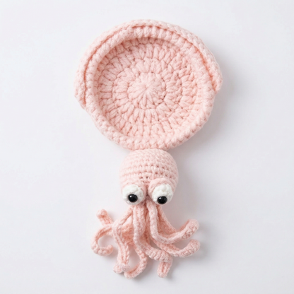 Squid Coaster Crochet Pattern
