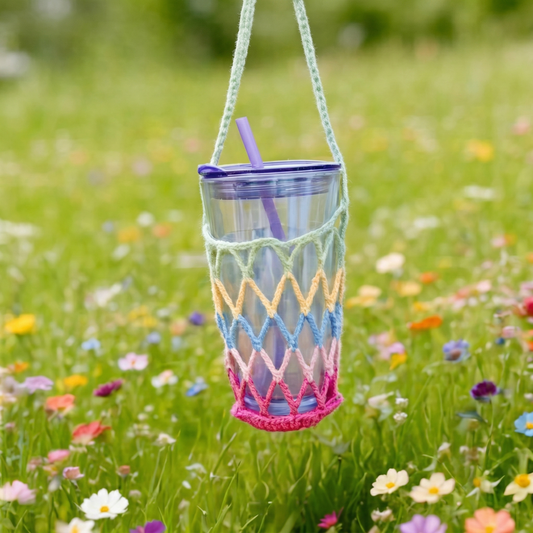 2-in-1 Star Charm & Bottle Holder Crochet Pattern