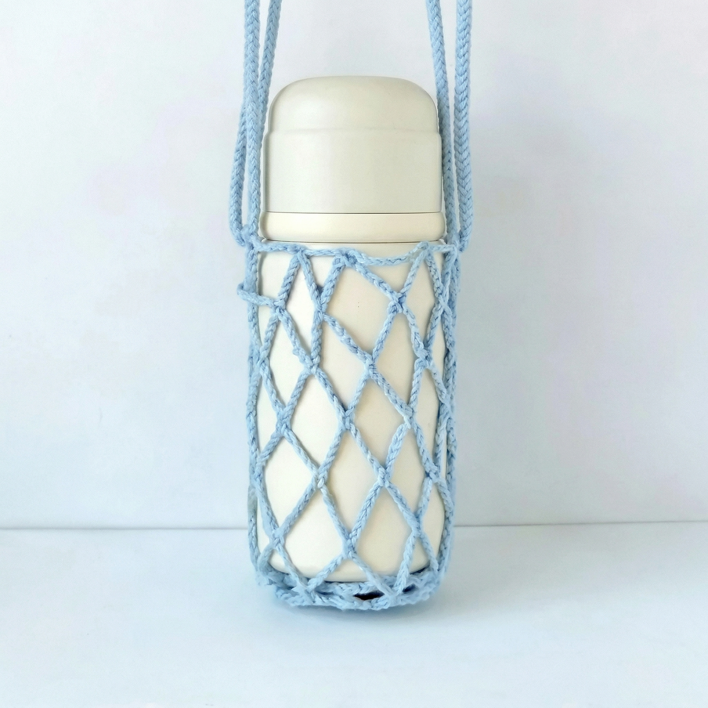 2-in-1 Shell Charm & Bottle Holder Crochet Pattern