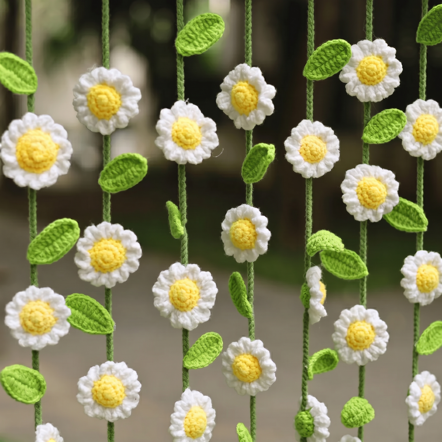 Daisy Curtains Crochet Pattern