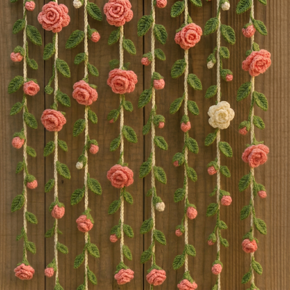 Rose Curtains Crochet Pattern