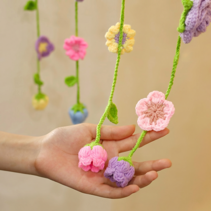 Mixed Flower Curtains Crochet Pattern