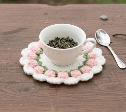 Tulip Coaster Crochet Pattern
