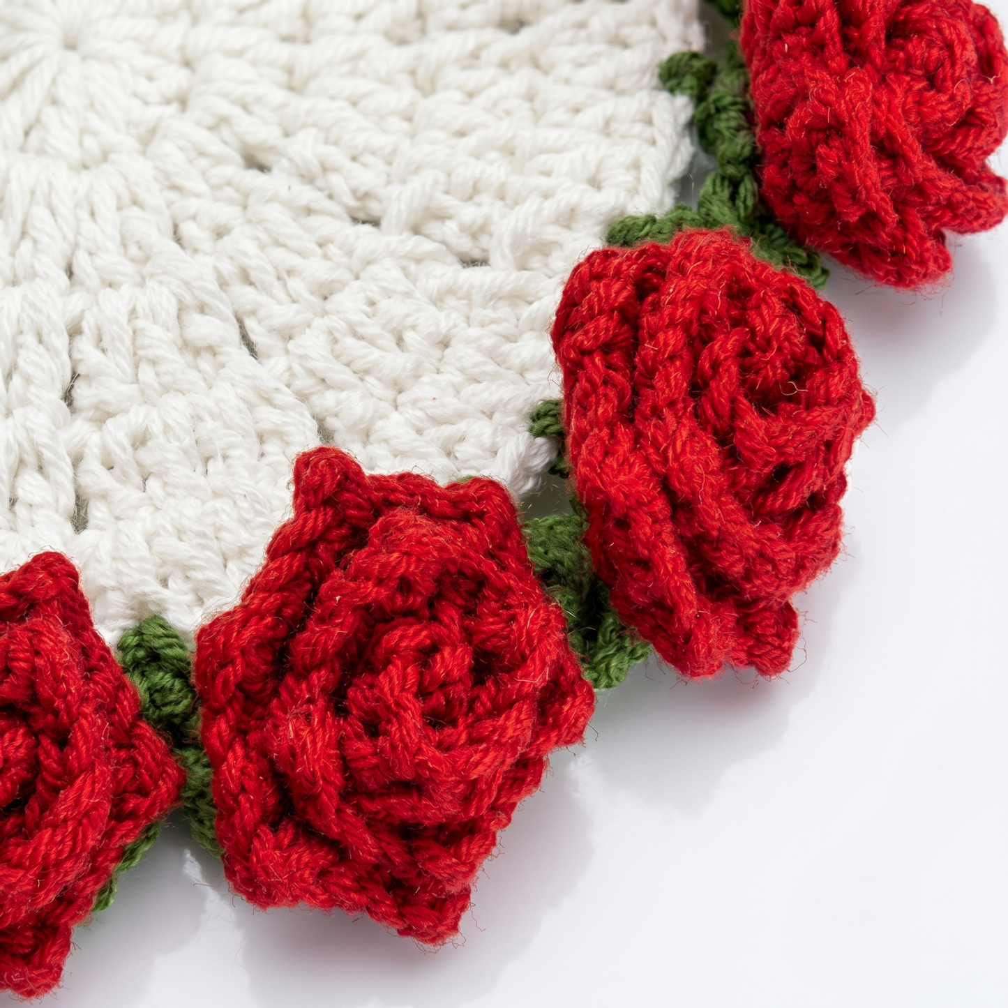Rosette Coaster Crochet Pattern