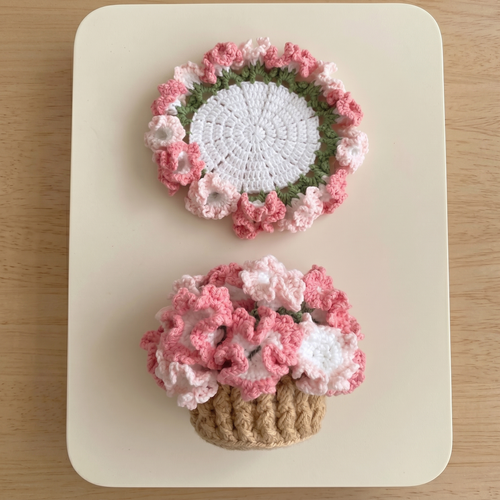 Carnation Coaster Crochet Pattern