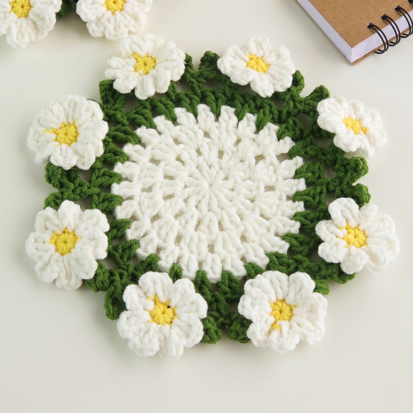 Daisy Coaster Crochet Pattern