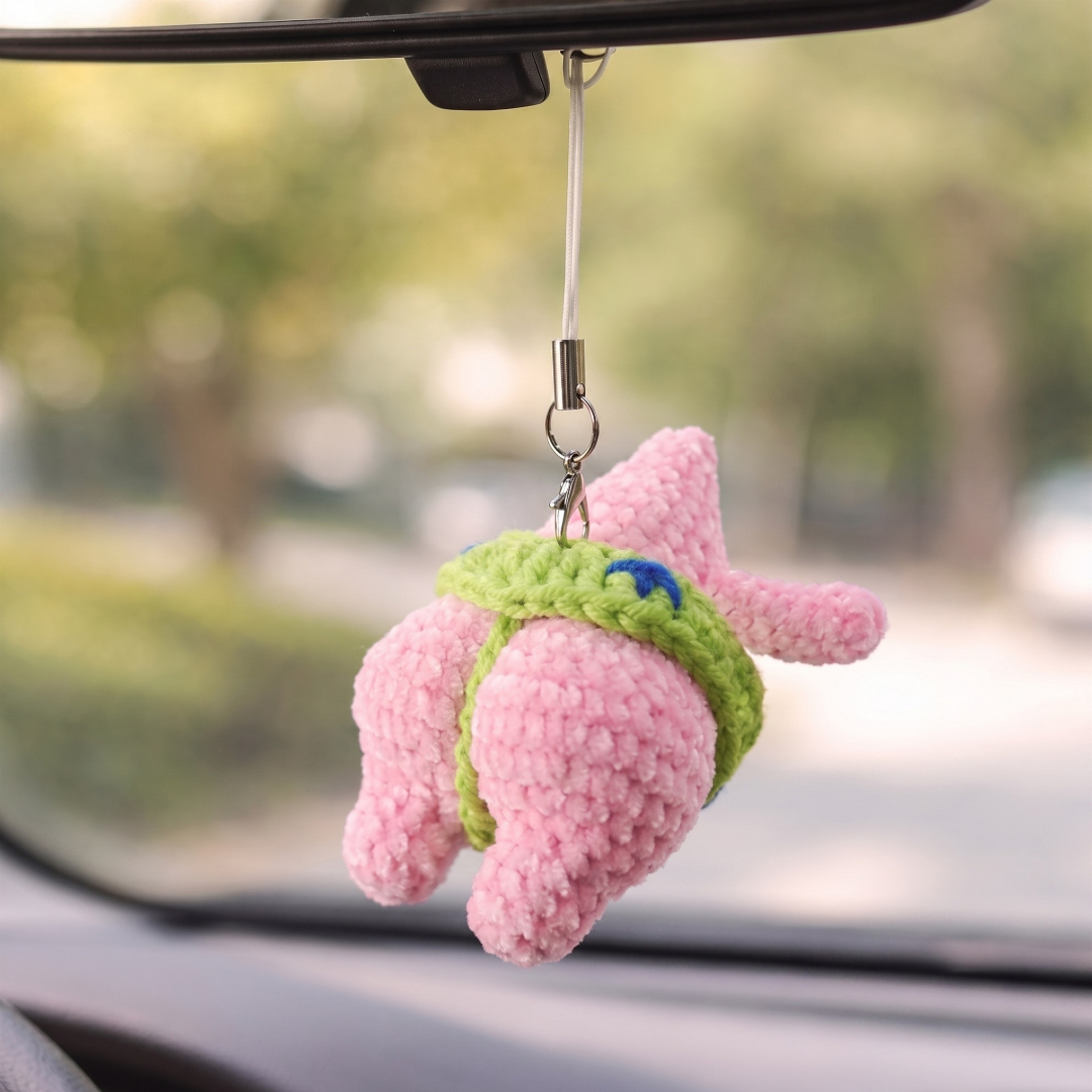 Goofy Pink Star Fish Crochet Pattern